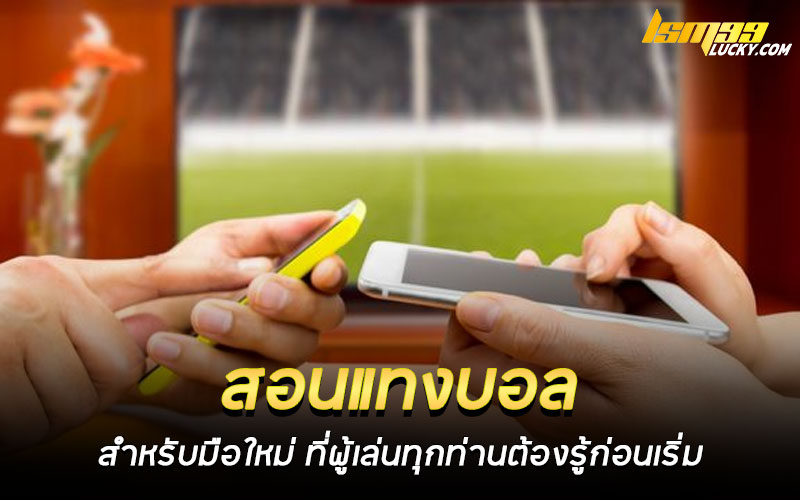 สอนแทงบอล สำหรับมือใหม่