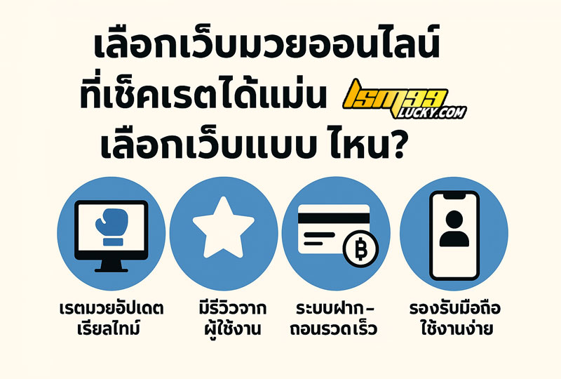 เว็บมวยออนไลน์