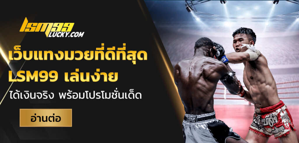 เว็บแทงมวยที่ดีที่สุด