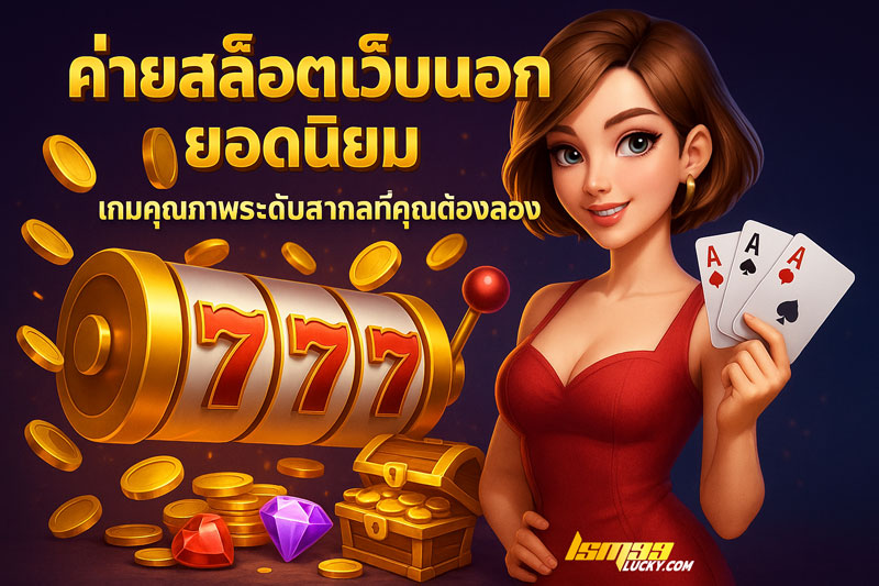 ค่ายสล็อตเว็บนอก