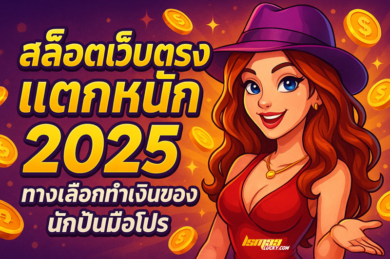 สล็อตเว็บตรง แตกหนัก 2025