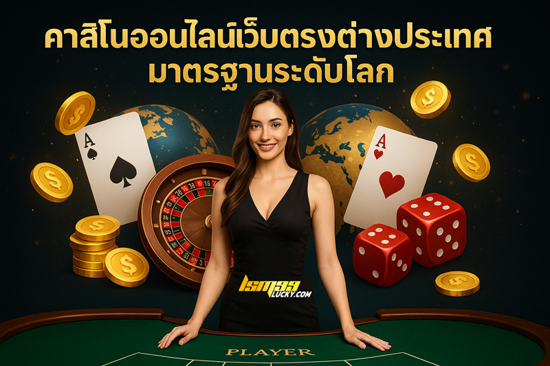 คาสิโนออนไลน์เว็บตรงต่างประเทศ