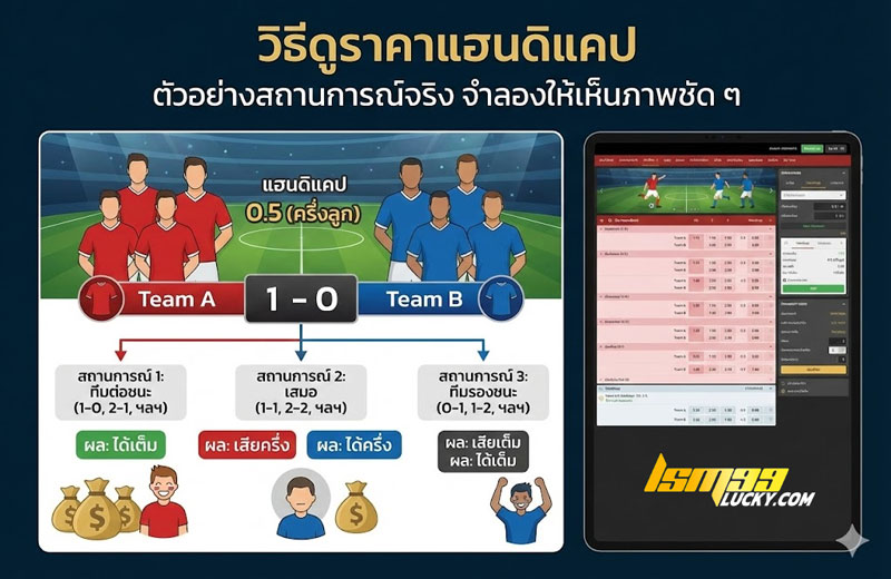 วิธีดูราคาแฮนดิแคป