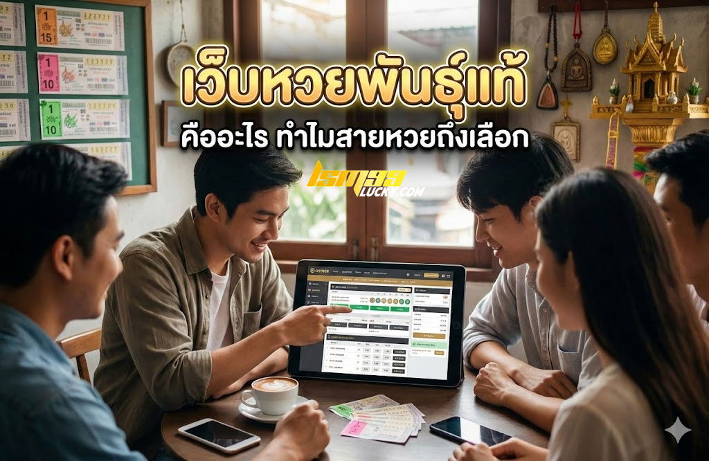 เว็บหวยพันธุ์แท้