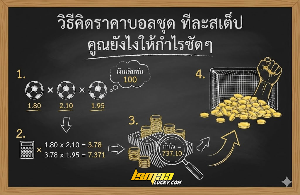 วิธีคิดราคาบอลชุด
