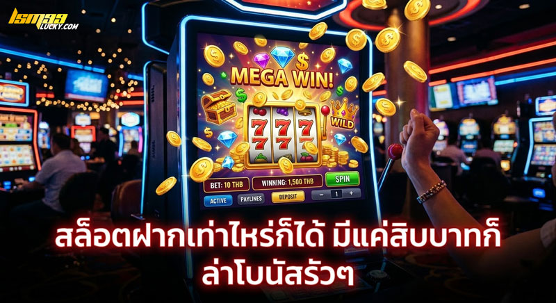 สล็อตฝากเท่าไหร่ก็ได้