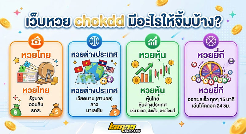 เว็บหวย chokdd