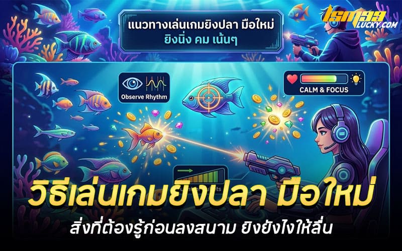 วิธีเล่นเกมยิงปลา มือใหม่