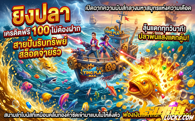 ยิงปลา เครดิตฟรี 100 ไม่ต้องฝาก