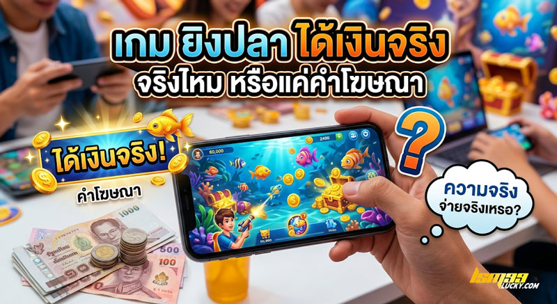 ยิงปลา ได้เงินจริง