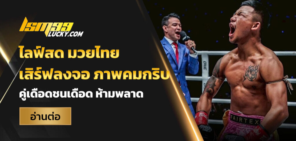ไลฟ์สด มวยไทย